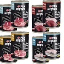 Panvica Meat Mokré krmivo pre psov Mix príchutí 8x 400g