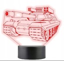 3D LED NÁDRŽKA M1 ABRAMS NÁDRŽKA 16 FARIEB + DIAĽK