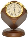 Drevené hodiny meteostanica Brenner - 12 x 17 cm