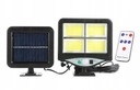 Halogénové solárne 128 LED na kábli 5m + diaľkové ovládanie