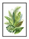 OBRAZOVÝ PLAGÁT V RÁME 43x33 cm Listy P717