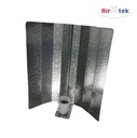 Airontek Stucco reflektor pre HPS CFL lampy 38x38cm (zmestí sa do krabice 40x40cm)