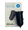 BQUAL VÝKONNÁ RÝCHLA USB NABÍJAČKA DO AUTO USB-C TYP-C PD 20W 3A Rýchly