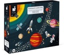 SOLAR SYSTEM kartónové puzzle 100 ks. JANOD 5+