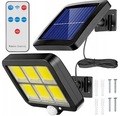 SOLÁRNE Lamp 120 LED súmrak pohybový senzor pre fasády domov Lampe Pilot