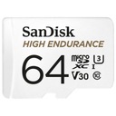 SanDisk HIGH ENDURANCE 64GB microSD karta + adaptér