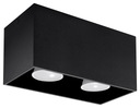 QUAD MAXI Black GU10 LED stropné svietidlo SL.0381 SOLLUX