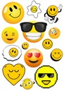 Nažehľovačky na súpravu oblečenia SMILE emoji BIG