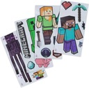Samolepky na stenu MINECRAFT do detskej izby Steve Alex Game