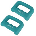 Činky KSTUFF 2x2kg liatinové potiahnuté neoprénom HMS činky SET