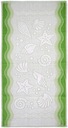 GRENO FLORA OCEAN GREEN uterák 70x140