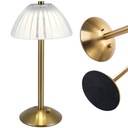LED STOLNÁ NOČNÁ LAMPA, BEZDRÔTOVÁ, STIEMENÁ, DOTYKOVÁ