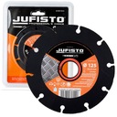 JUFISTO Rezný kotúč na kov, hliníkový plech, drevo, plast, 125 mm.