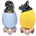NOČNÁ LAMPA DINOSAUR TRICERATOPS VAJÍČKO RGB LED ŽIARENÉ VAJÍČKO PRE DETI