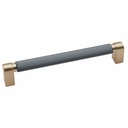 NÁBYTKOVÁ ÚCHYTKA zábradlie METIZO GOLD antracit L-160 mm