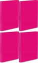 JEDNODUCHÁ SÚČKA A4 40 MM VAUPE CARBIC PINK x4