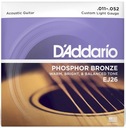 Struny pre akustickú gitaru D'ADDARIO EJ26 11-52