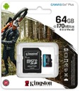 Kingston 64GB Go Plus microSD karta 170/70 MB/s