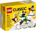 LEGO Classic 11012 Kreatívny snehuliak z bielych tehál