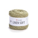 Yarnart Linen Soft / 100 g / ľanová viskóza bavlna / 7313 / Jasne Kha