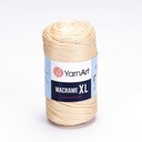 Yarnart makrame xl 3mm 165 / šampanský polyesterový reťazec