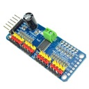 PCA9685 16 kanálový 12-bitový PWM I2C servo ovládač