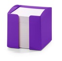 Biela kocka DURABLE vo fialovej plastovej krabičke