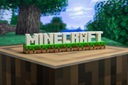Lampa s logom Minecraft (rozmery: 8,5 x 41,7 cm)