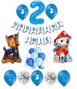 Súprava balónov Paw Patrol Chase 2 narodeniny + meno