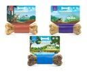 Temptation Chewing Bone sada žuvacích kostí jeleňa, prepelice a pstruha 12cm