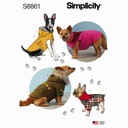 Oblečenie pre psa - vzor SIMPLICITY S8861