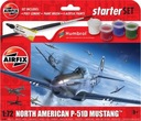 Airfix Starter Set - North American P-51D Mustang - Model - Mierka: 1:72