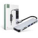HUB ADAPTÉR USB-A TYP-C USB-C HDMI MICRO SD / TF