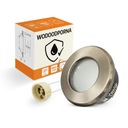 Držiak na HALOGÉNOVÉ EYEBALL pre SOFFIT Externý CHROME
