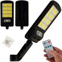 SOLÁRNE LAMPA S LED diaľkovým ovládačom POHYBOVÉHO SENZORA SMÚMR