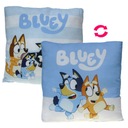 Bluey - Obojstranný dekoračný vankúš: Blue family (06863)