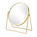 Stojanové zrkadlo Altom Design pre ženy, zlatá farba
