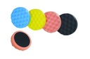 Leštiaci špongia Boll, profilovaná, čierna, mäkký suchý zips