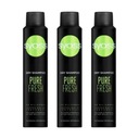 Syoss Pure Fresh suchý šampón 3x200ml