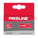 55428 Spony kalené typ R, obdĺžnikové, L=8mm, Proline