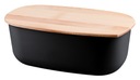 BREAD Black Bread Container Doska na krájanie chleba buk PRAKTICKÉ