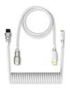 MATERIÁL VIACITÉHO KÁBLA LETECTVA Typ-C USB BIELY