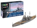 Zmenšený model lode HMS King George od Revell