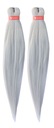 Syntetické vlasy Xpression 2 ponytails Vopred natiahnuté MATT GREY