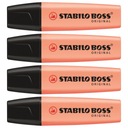Stabilo originálny pastelový oranžový zvýrazňovač 4 ks