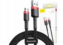 Micro USB Quick Charge 3.0 kábel, silný, 1 m krátky