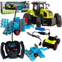 VEĽKÝ TRAKTOR OVLÁDANÝ RC STROJNÝM TRAKTOROM 39cm U