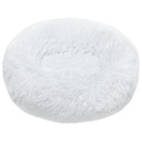 Huňatý pelech pre psa a mačku, 80 cm, biely