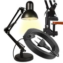 NOČNÁ STOLNÁ LAMPA NA ČÍTANIE VÝKRES E27 KÁBEL 180CM