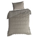Obliečky 140x200 2 kusy Mikrovlákno Embossed Flano for Winter Beige